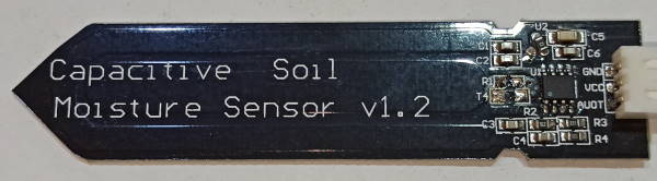 Емкостной датчик влажности почвы (Capacitive Soil Moisture Sensor V1.2).